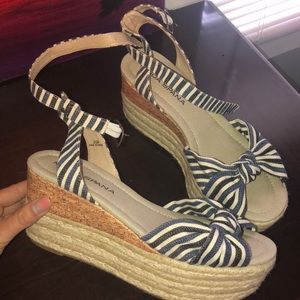 NWOT Never been worn summer wedge